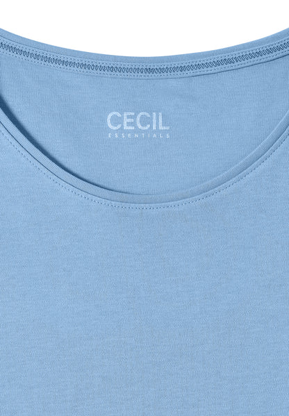 CECIL Damen T-Shirt Lena Rundhalsausschnitt 100% Baumwolle