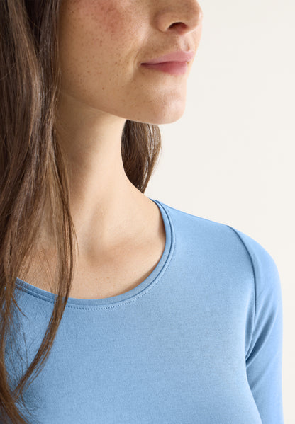 CECIL Damen T-Shirt Lena Rundhalsausschnitt 100% Baumwolle