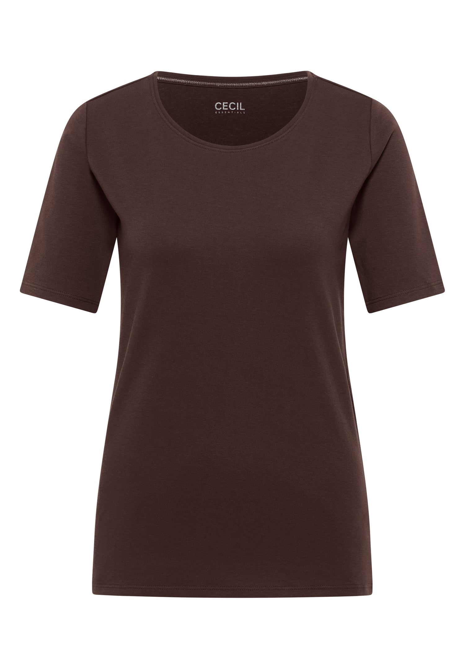 CECIL Damen T-Shirt Lena Rundhalsausschnitt 100% Baumwolle