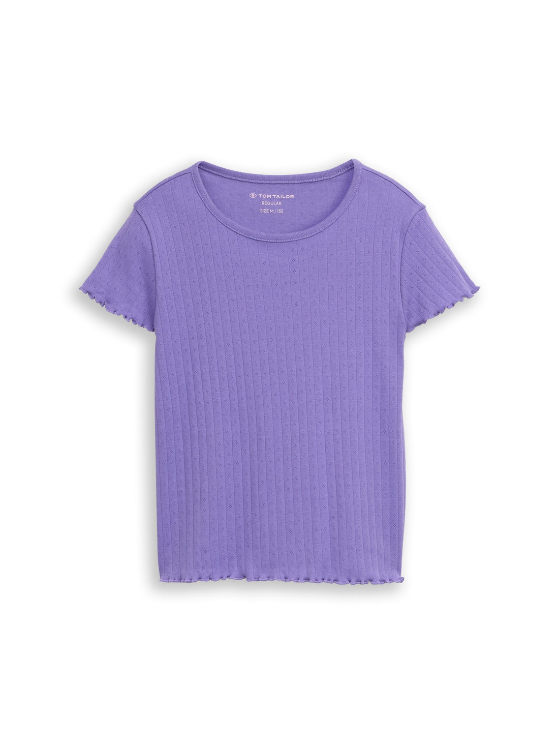 Tom Tailor Denim Kinder T-Shirt mit gewellten Saumkanten