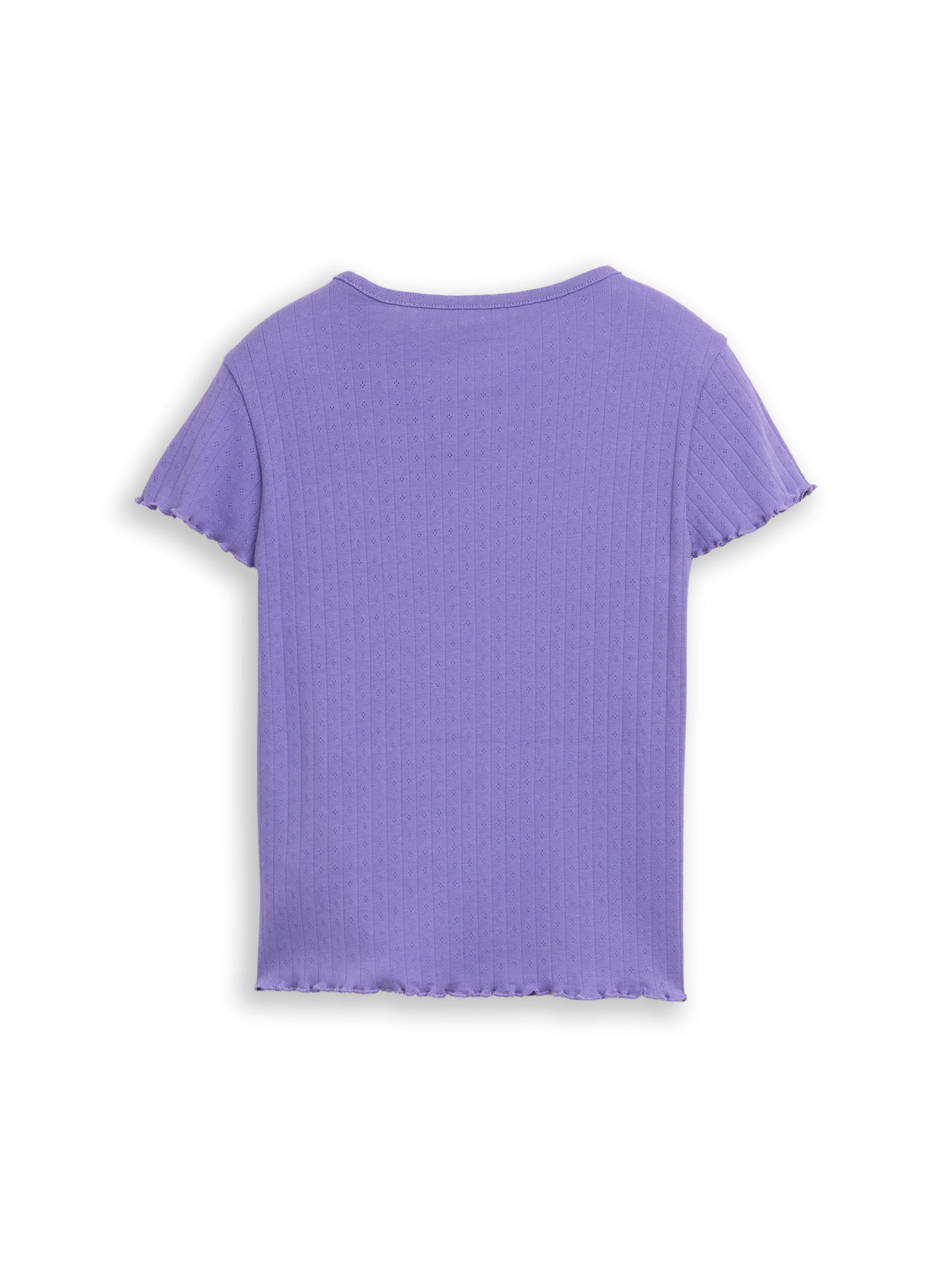 Tom Tailor Denim Kinder T-Shirt mit gewellten Saumkanten
