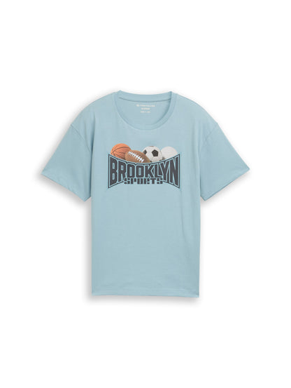 Tom Tailor Denim Male Kinder T-Shirt Oversize Baumwolle