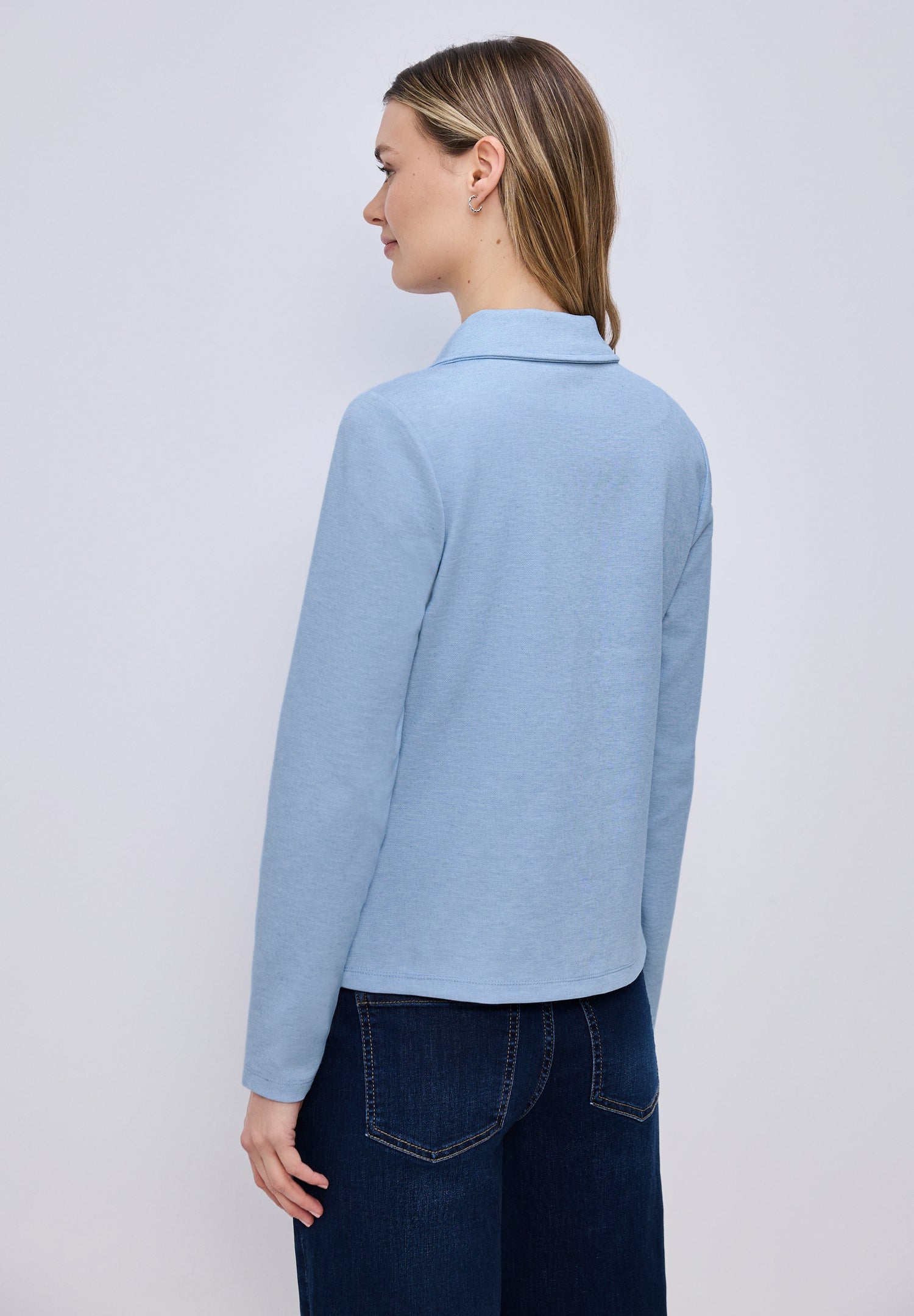 Basic Piqué Blazer
