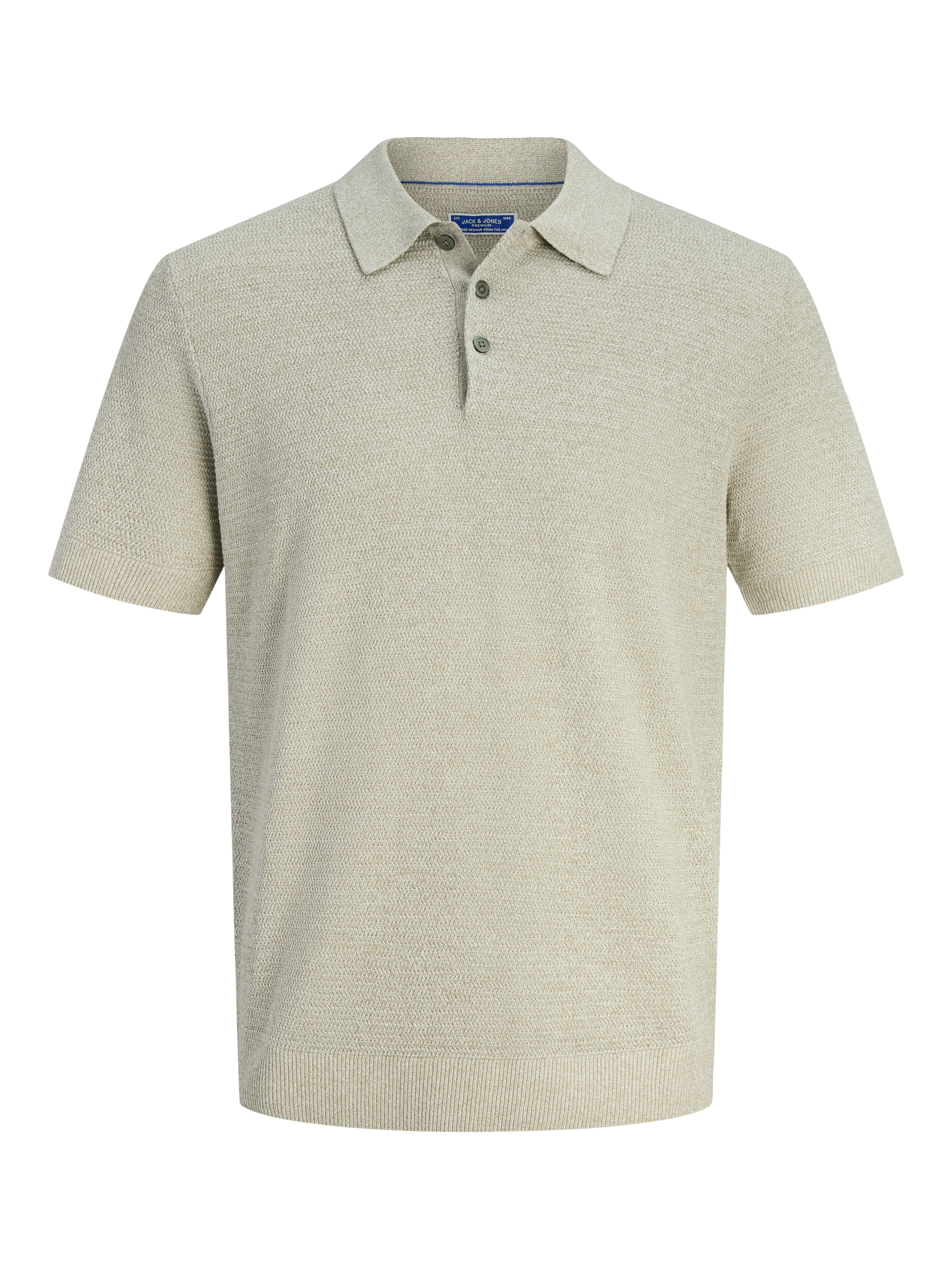 Jack &amp; Jones Gestrickter Rollkragen Herren Polo Normal geschnitten 100 % Baumwolle