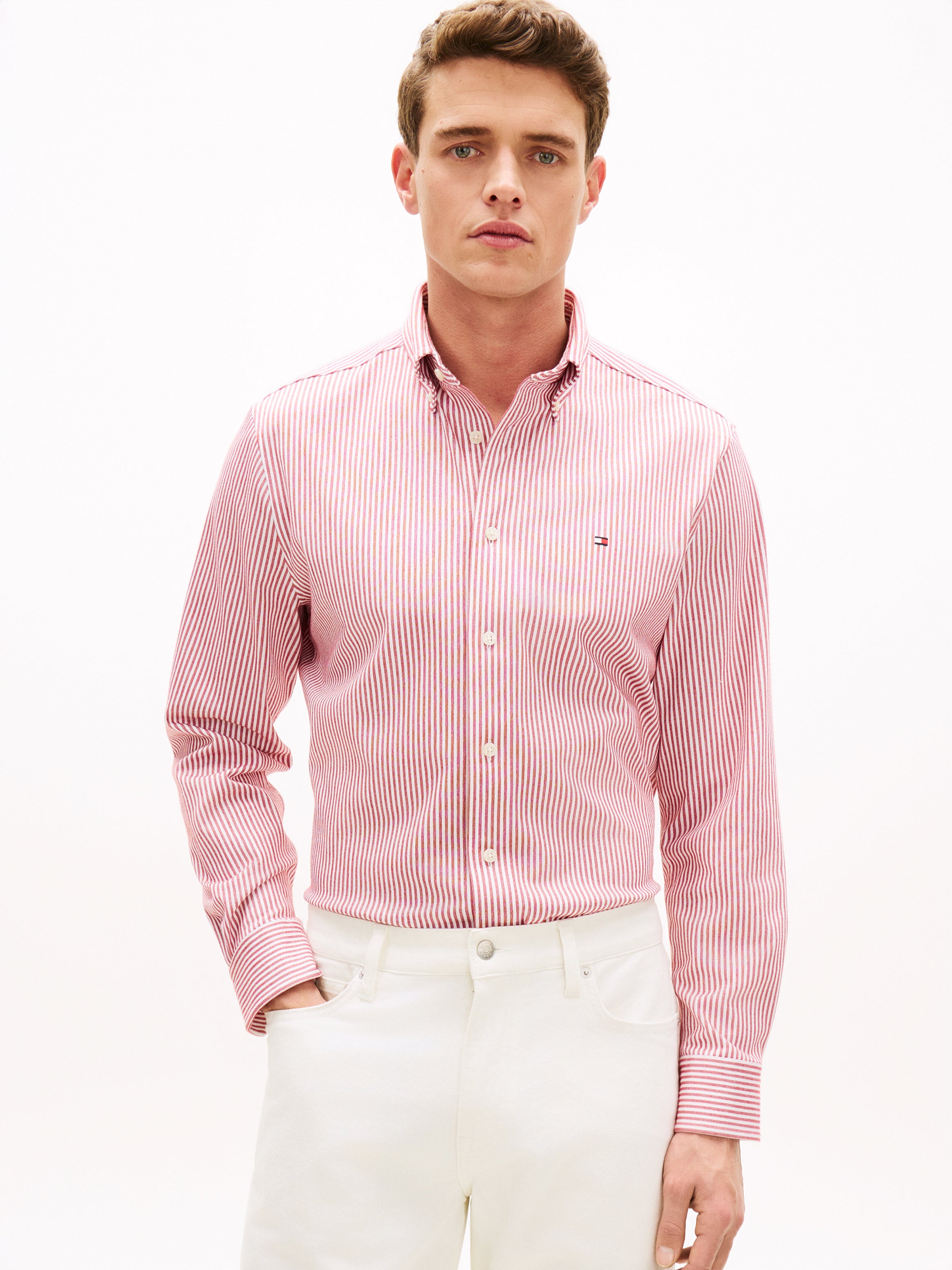 TOMMY HILFIGER Sportswear Division Herren T-Shirt Stripe Stretch