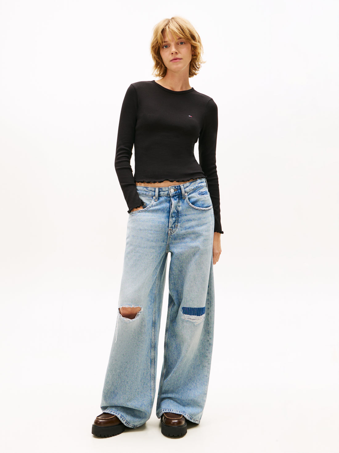 TOMMY HILFIGER Sportswear Division Damen Leggings Elasthan