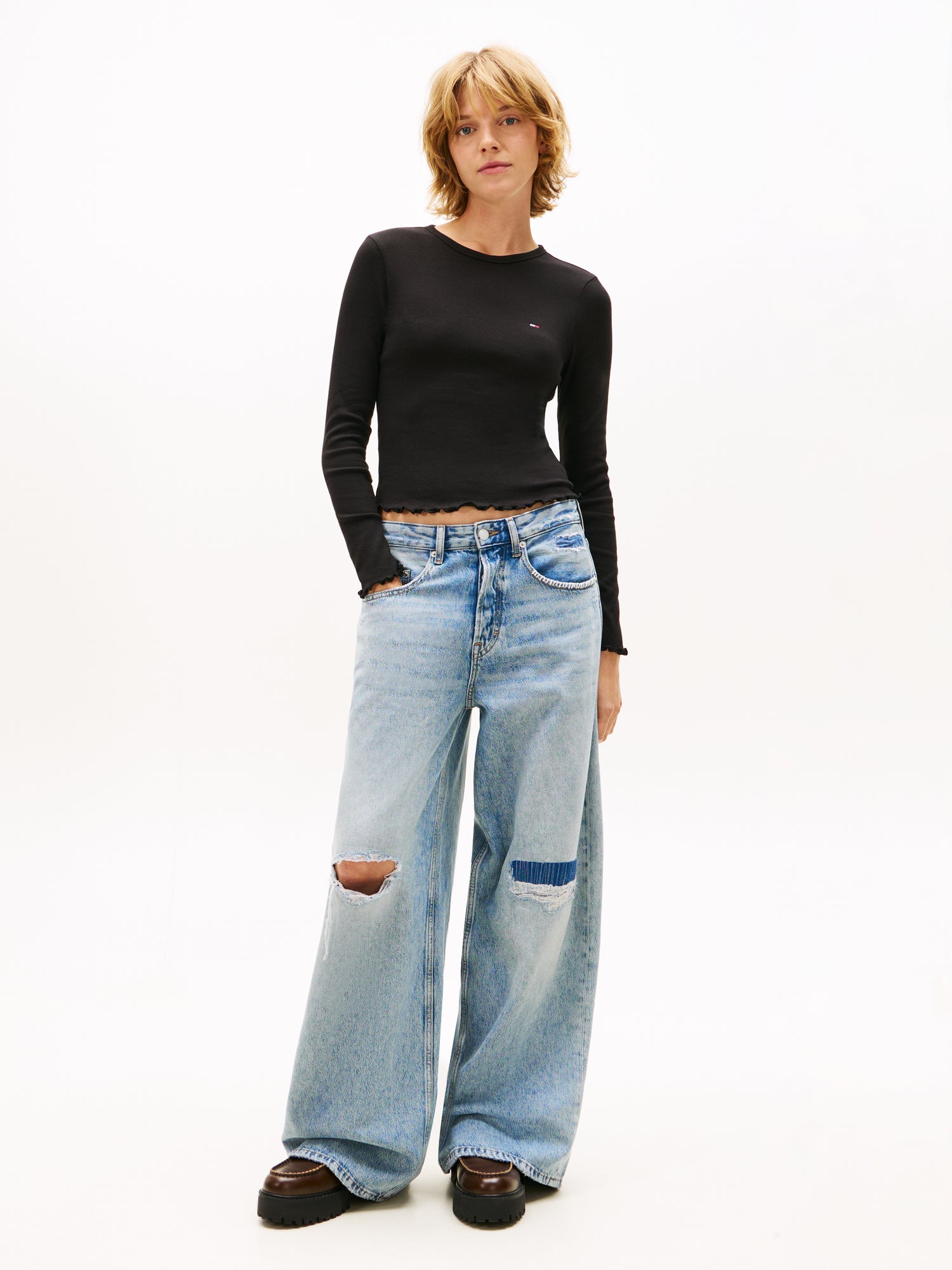 TOMMY HILFIGER Sportswear Division Damen Leggings Elasthan