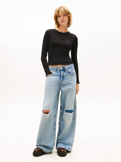 TOMMY HILFIGER Sportswear Division Damen Leggings Elasthan