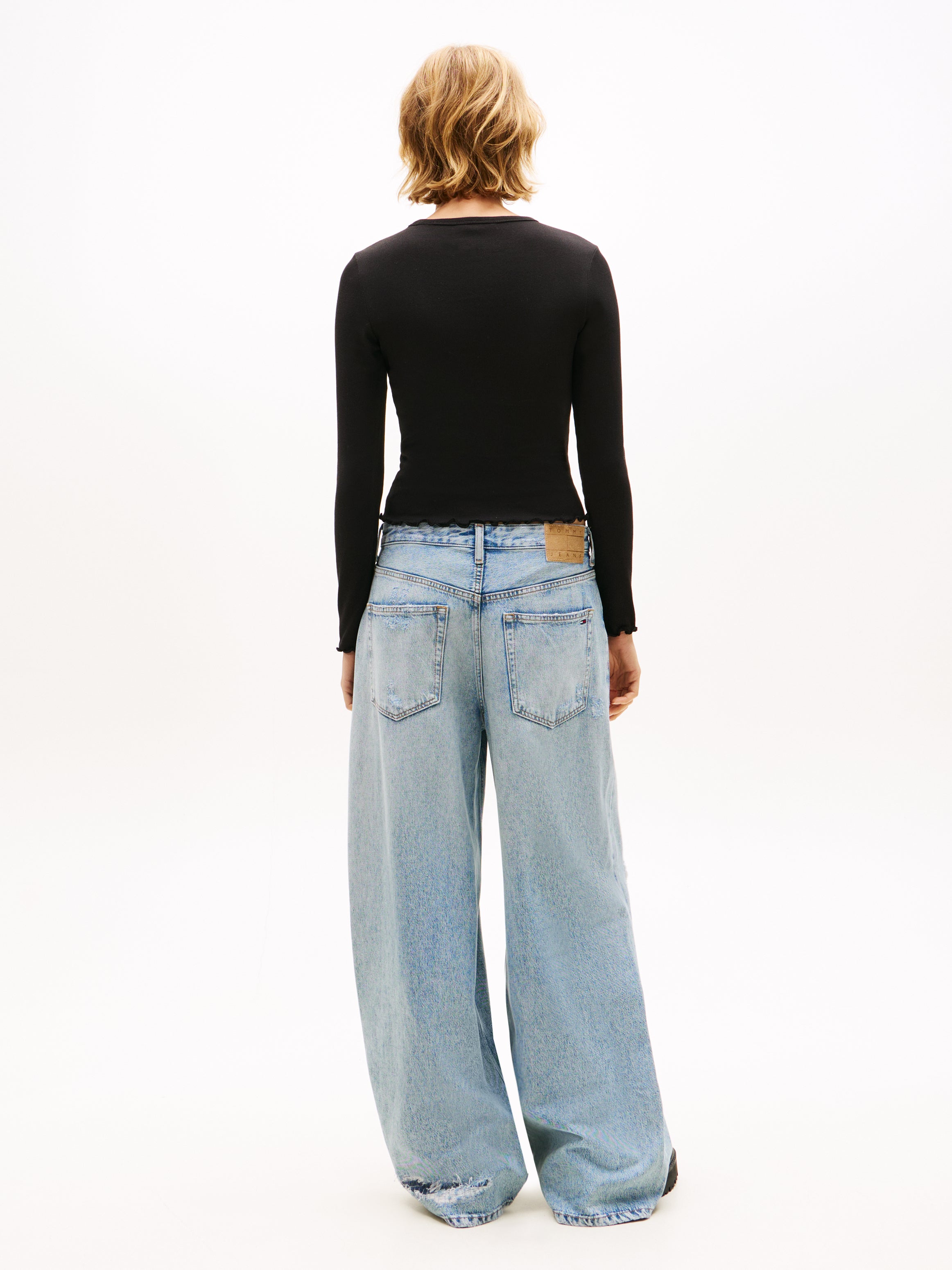 TOMMY HILFIGER Sportswear Division Damen Leggings Elasthan