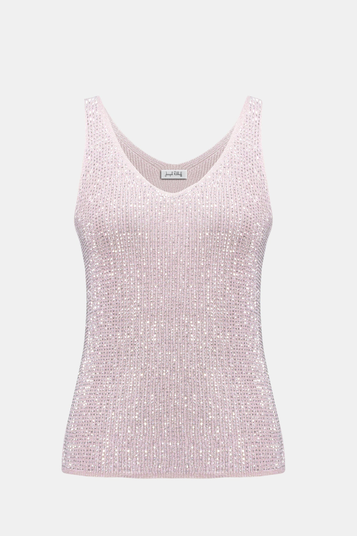 Joseph Ribkoff Brillantes Stricktop Damen V-Ausschnitt Strasssteine