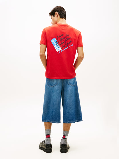 TOMMY HILFIGER Sportswear Division Herren T-Shirt Rapid Red