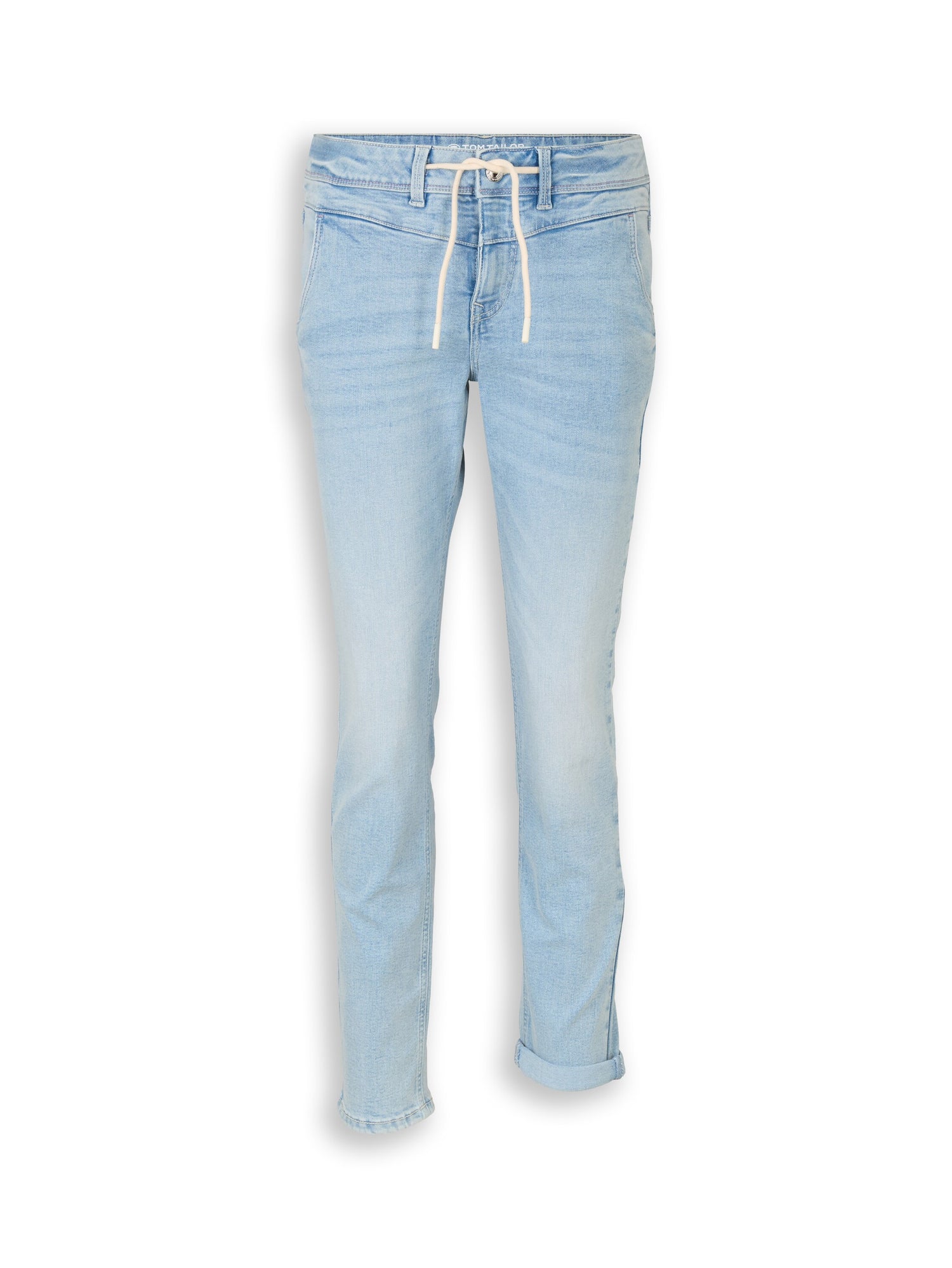 TOM TAILOR Jeanshose Damen Stretch Kordelzug