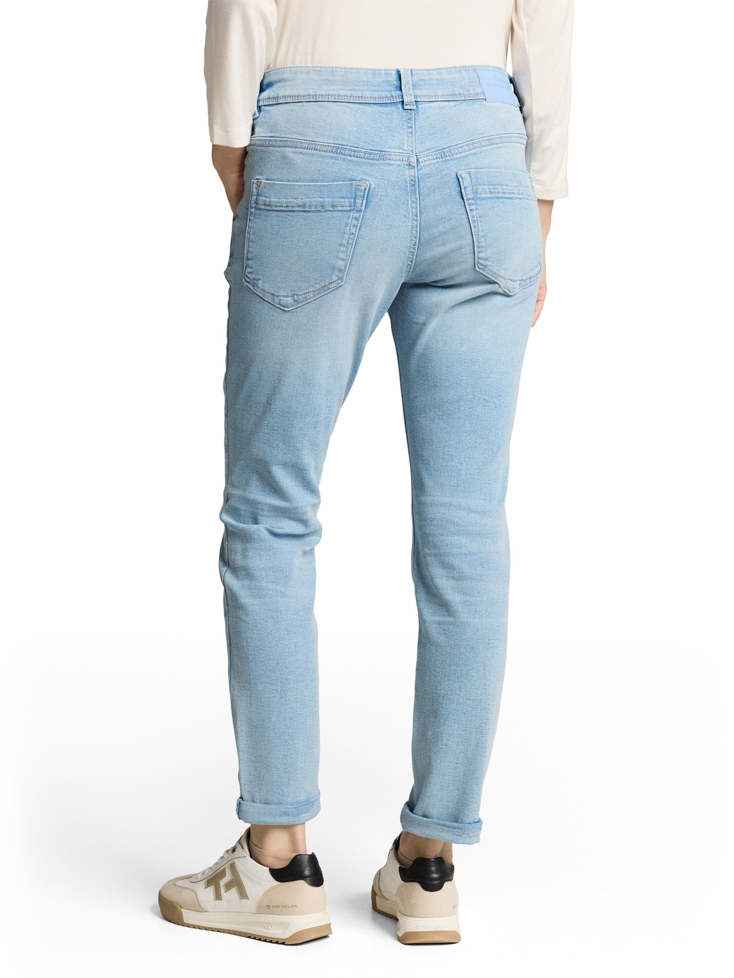 TOM TAILOR Jeanshose Damen Stretch Kordelzug