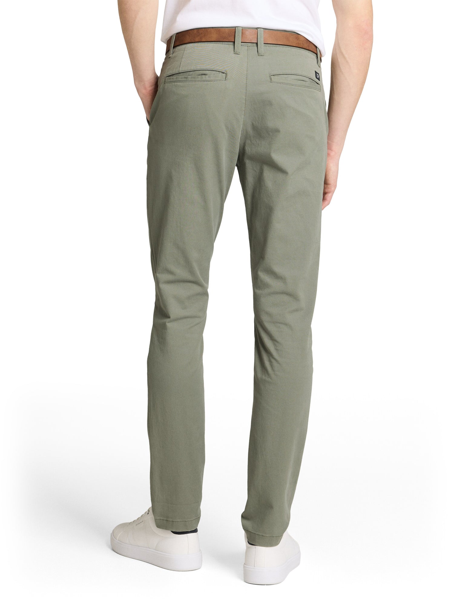 TOM TAILOR Slim Fit Chinohose Erwachsene Männlich mit zusätzlichem Gürtel