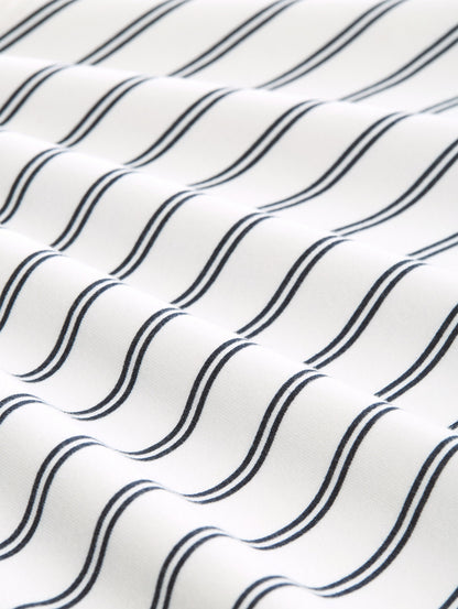 TOM TAILOR Gestreiftes Sweatshirt Damen Langarmshirt Rippbündchen Baumwolle Polyester