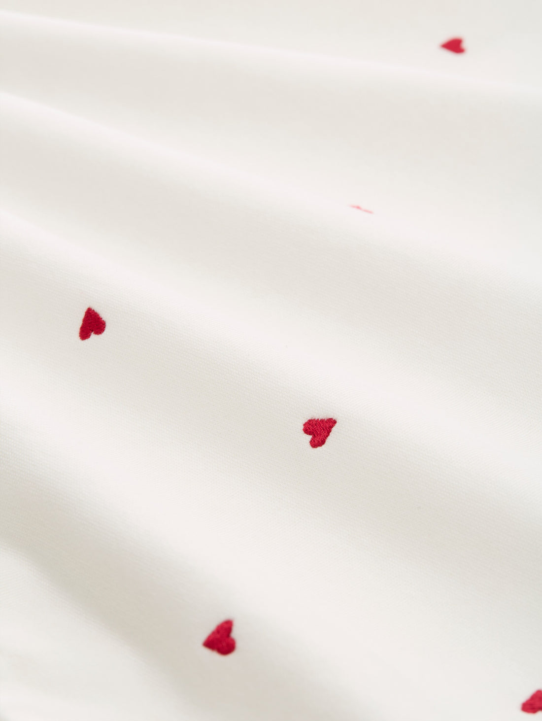 TOM TAILOR Herz-Stickerei Sweatshirt Damen Oversized Baumwolle