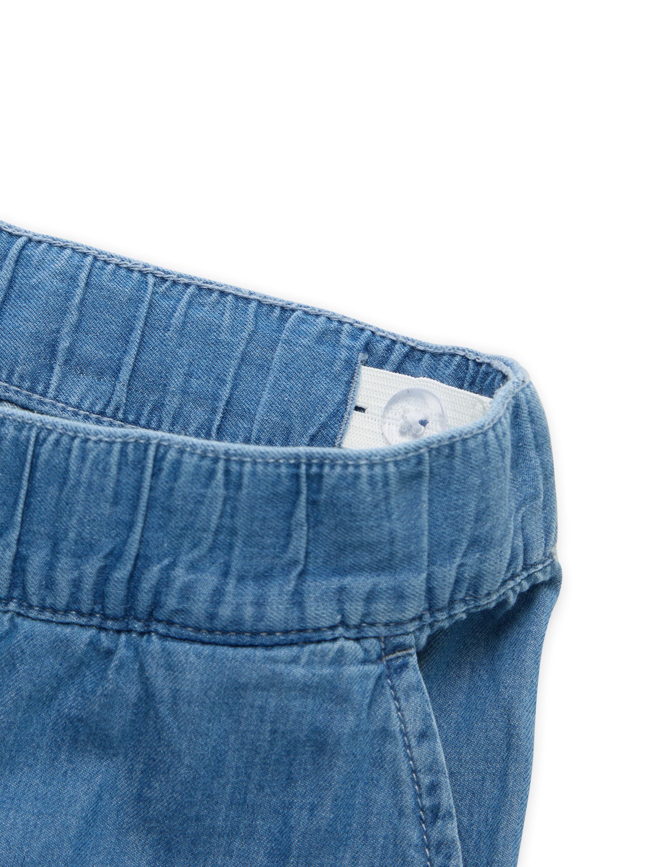 TOM TAILOR Weite Kinder Jeanshose mit verstellbarem Gummizug