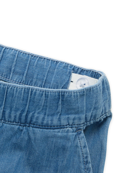 TOM TAILOR Weite Kinder Jeanshose mit verstellbarem Gummizug