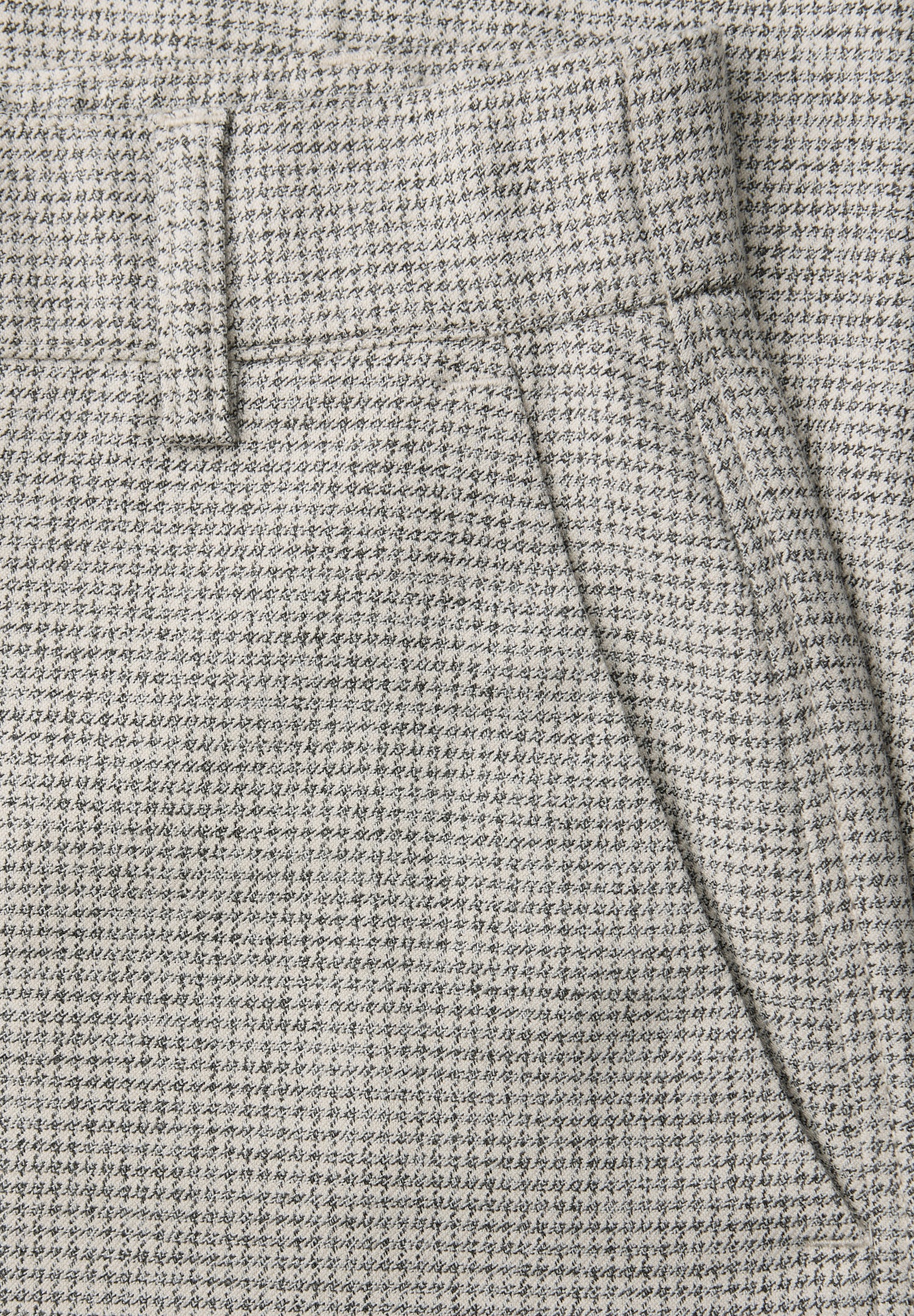 Street One Damen Hose Slim Leg Houndstooth Turn-Up Casual Fit