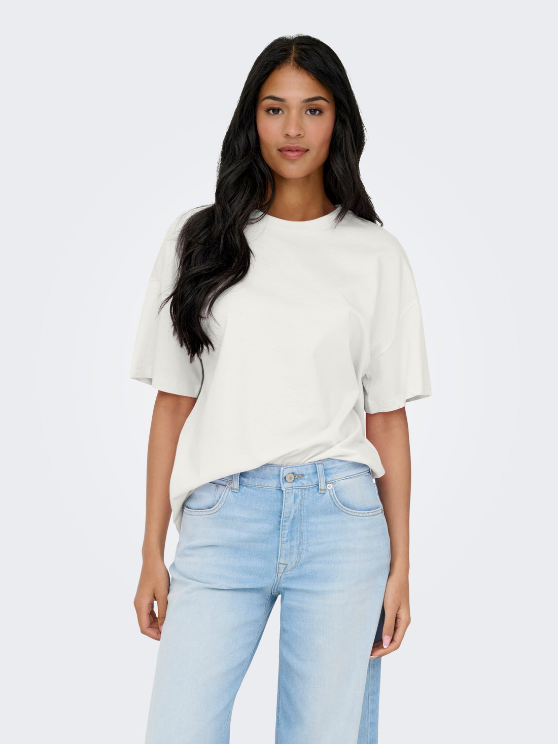 ONLY JdY JDY Damen T-Shirt Locker Geschnitten