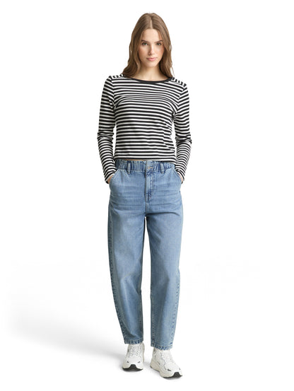 Tom Tailor Denim Female High Waist Jeanshose mit Eingriffstaschen