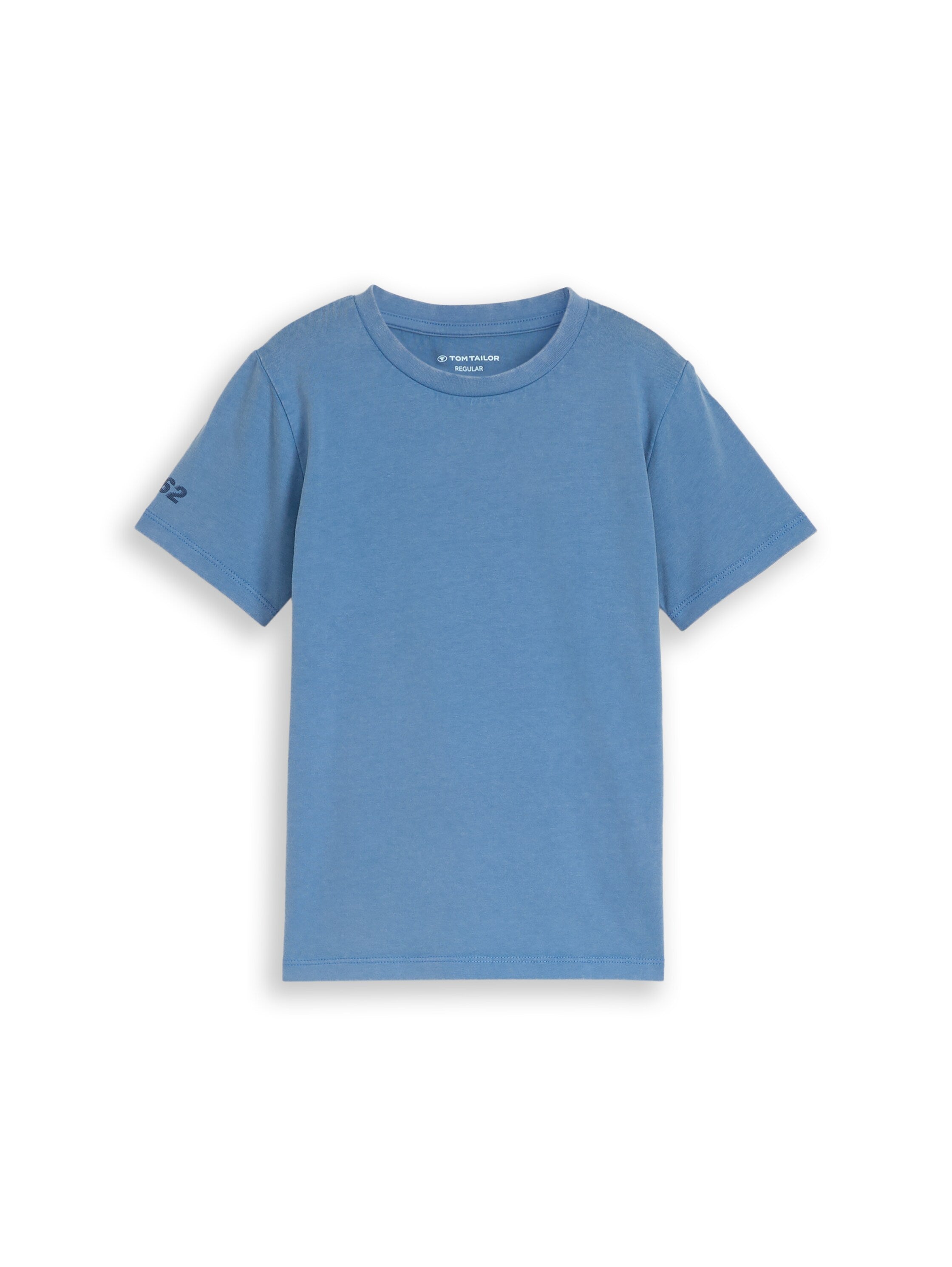 Tom Tailor Denim Male Kinder T-Shirt Logo-Badge Print Federal Blue