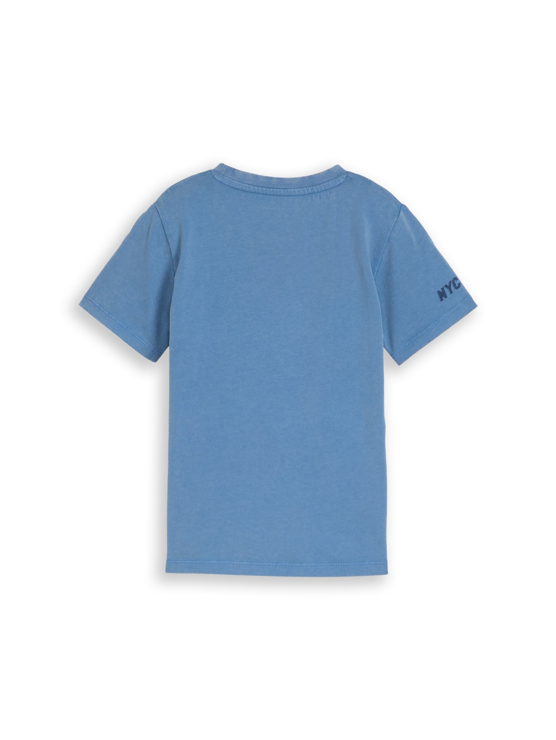 Tom Tailor Denim Male Kinder T-Shirt Logo-Badge Print Federal Blue