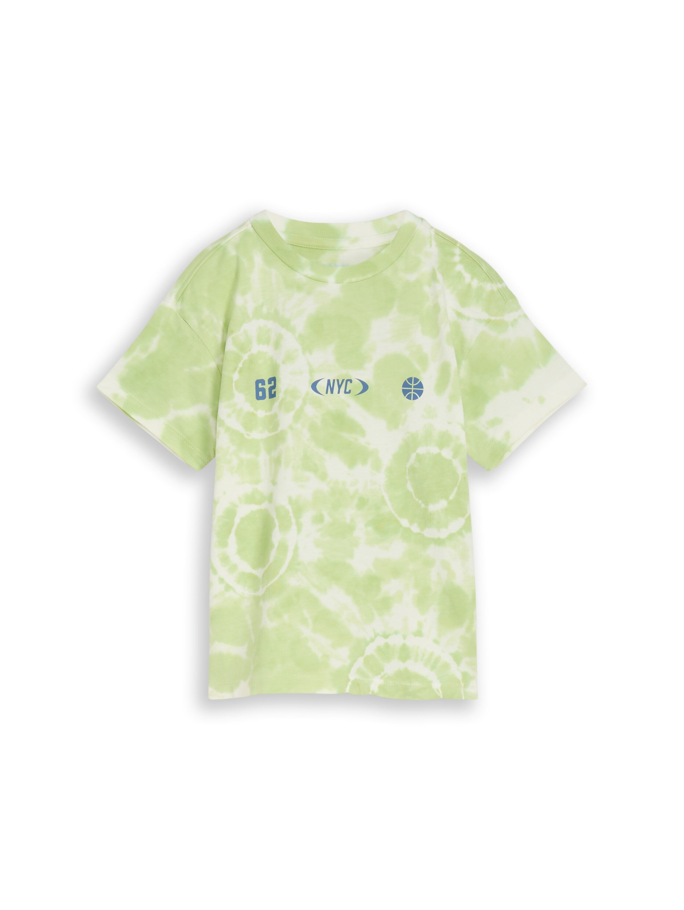 TOM TAILOR Batik-Look Kinder T-Shirt mit überschnittener Schulternaht