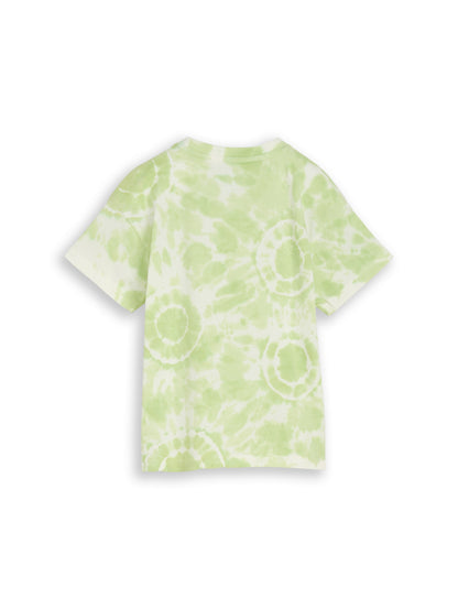 TOM TAILOR Batik-Look Kinder T-Shirt mit überschnittener Schulternaht
