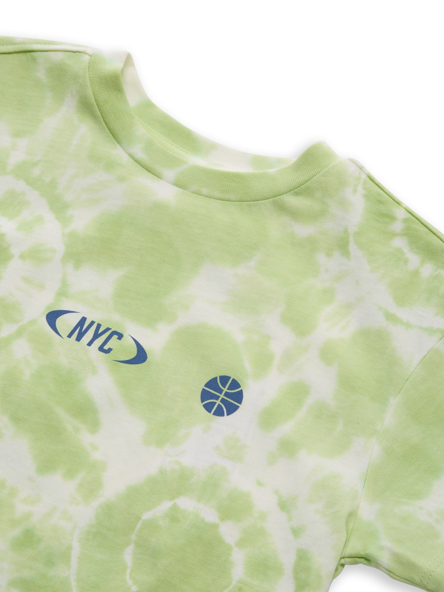TOM TAILOR Batik-Look Kinder T-Shirt mit überschnittener Schulternaht