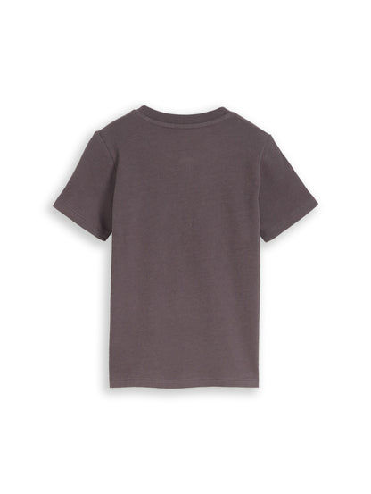 Tom Tailor Denim Jungen T-Shirt Henley-Kragen Logo-Label Baumwolle
