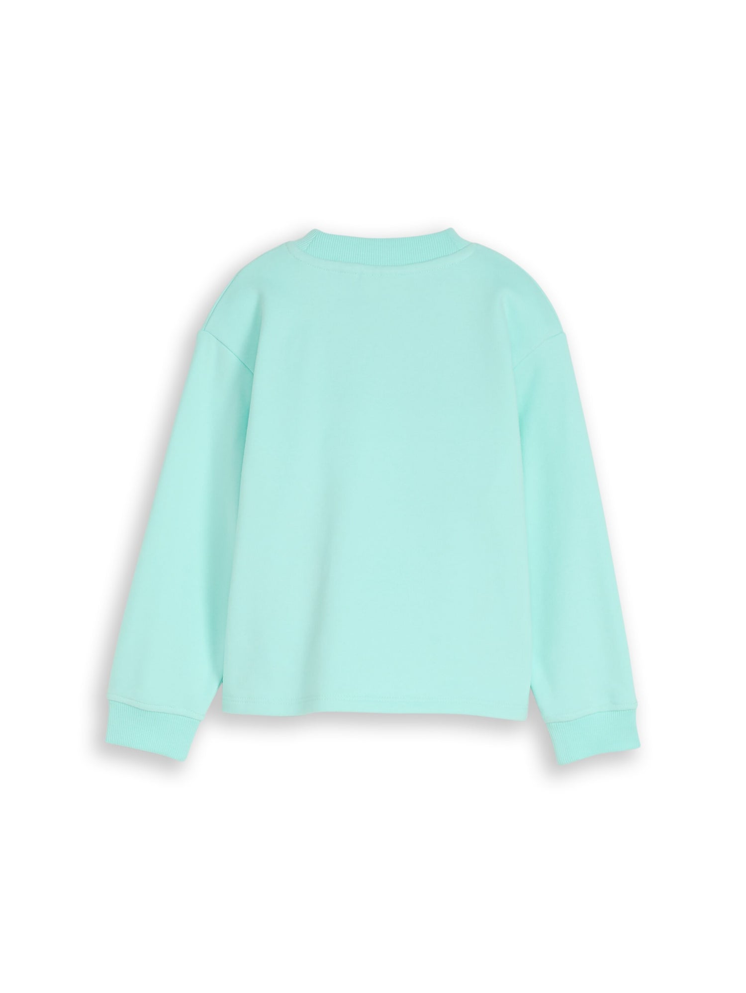 TOM TAILOR Trendiges Kinder Sweatshirt Kurz geschnitten Wendepailletten Gummibündchen Baumwolle