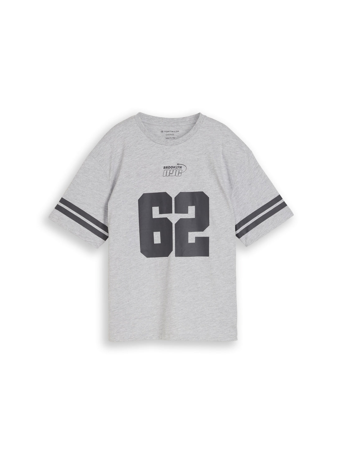 Tom Tailor Kinder T-Shirt Trikot-Stil Print Oversize Baumwolle Viskose