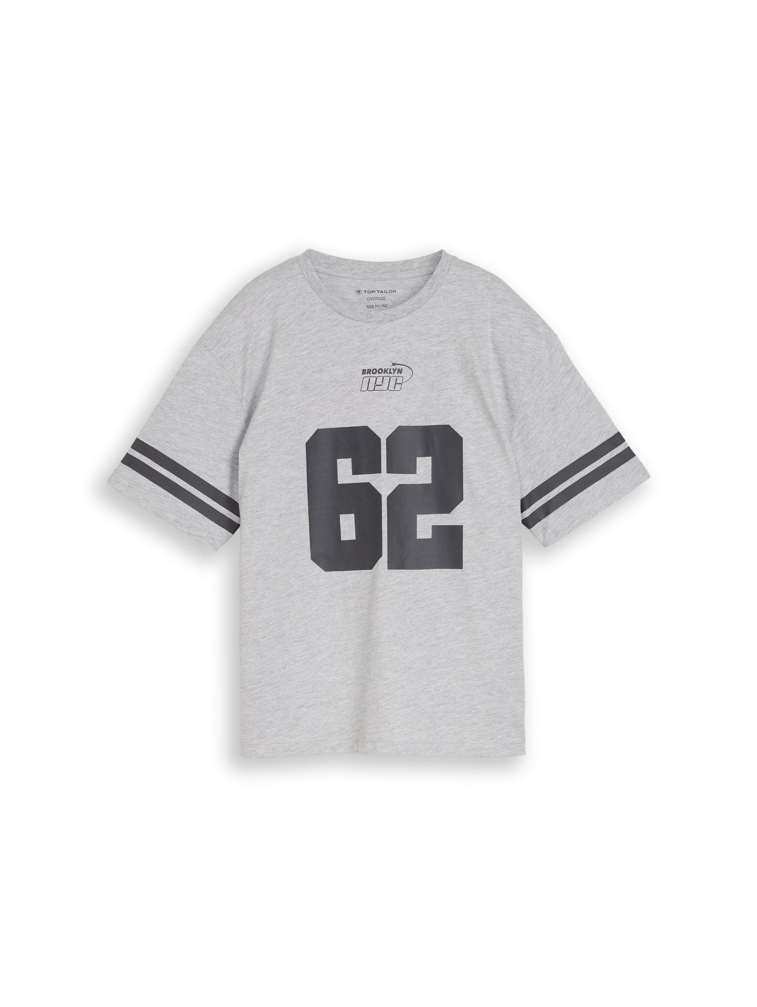Tom Tailor Kinder T-Shirt Trikot-Stil Print Oversize Baumwolle Viskose