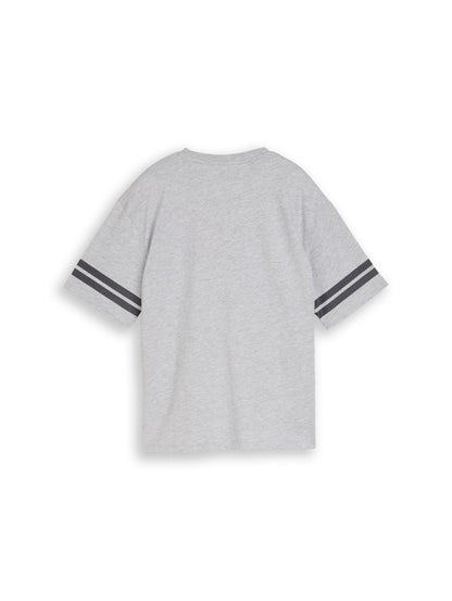 Tom Tailor Kinder T-Shirt Trikot-Stil Print Oversize Baumwolle Viskose