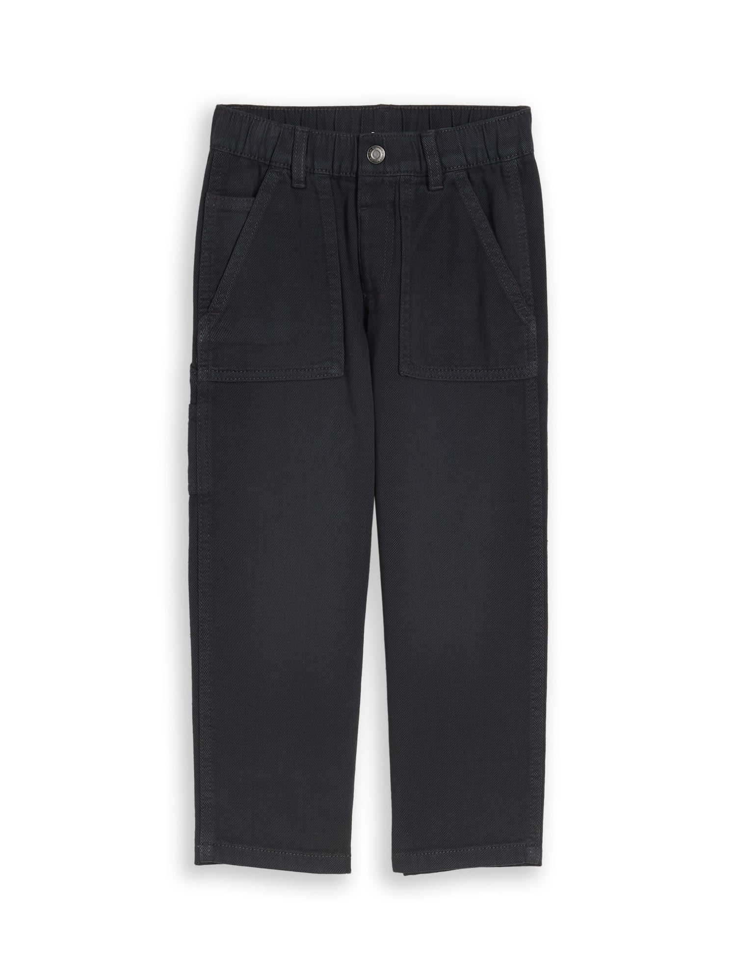 TOM TAILOR Workwear Kinder Hose mit Fake-Reißverschluss und Gummiband