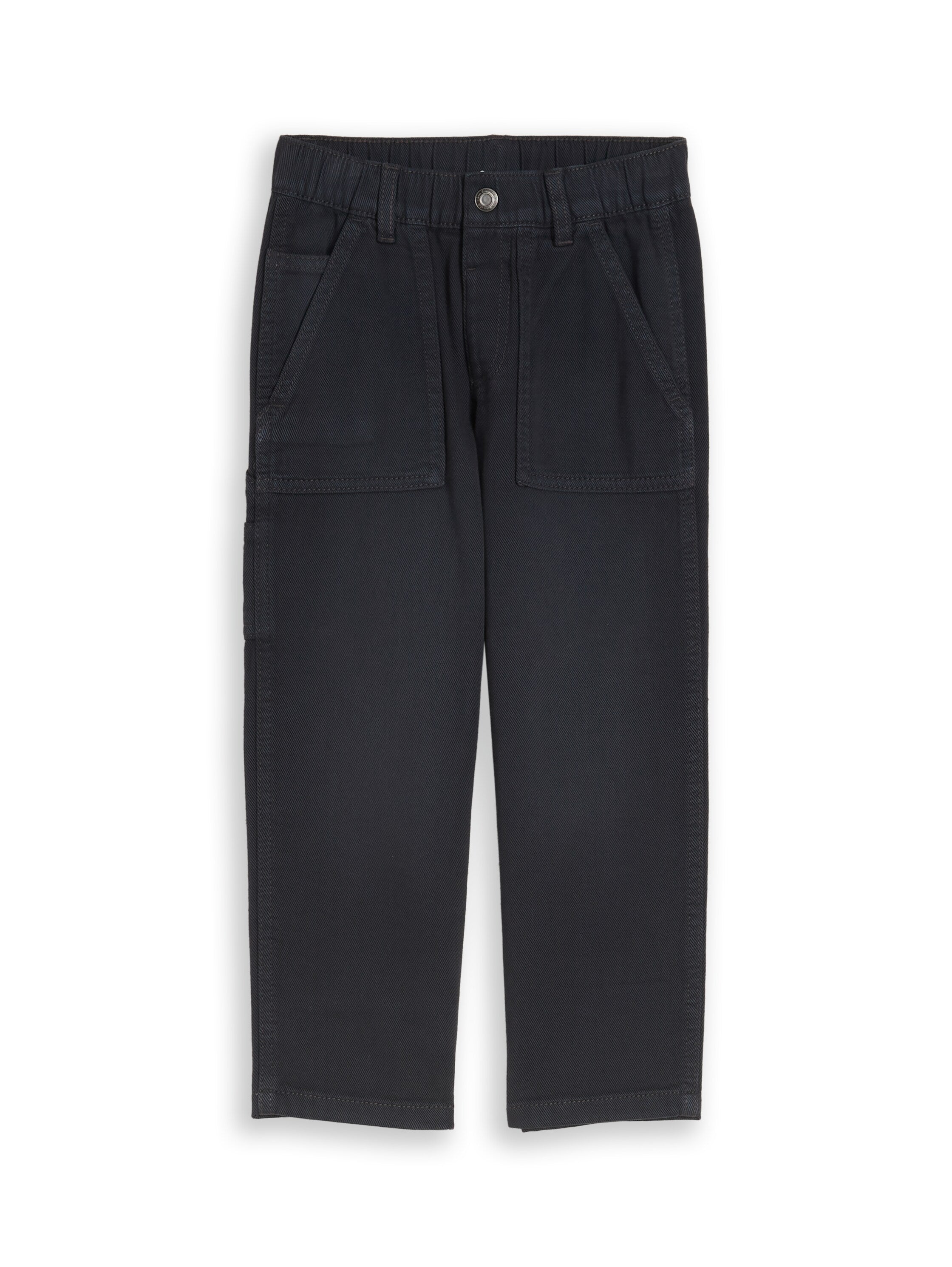 TOM TAILOR Workwear Kinder Hose mit Fake-Reißverschluss und Gummiband