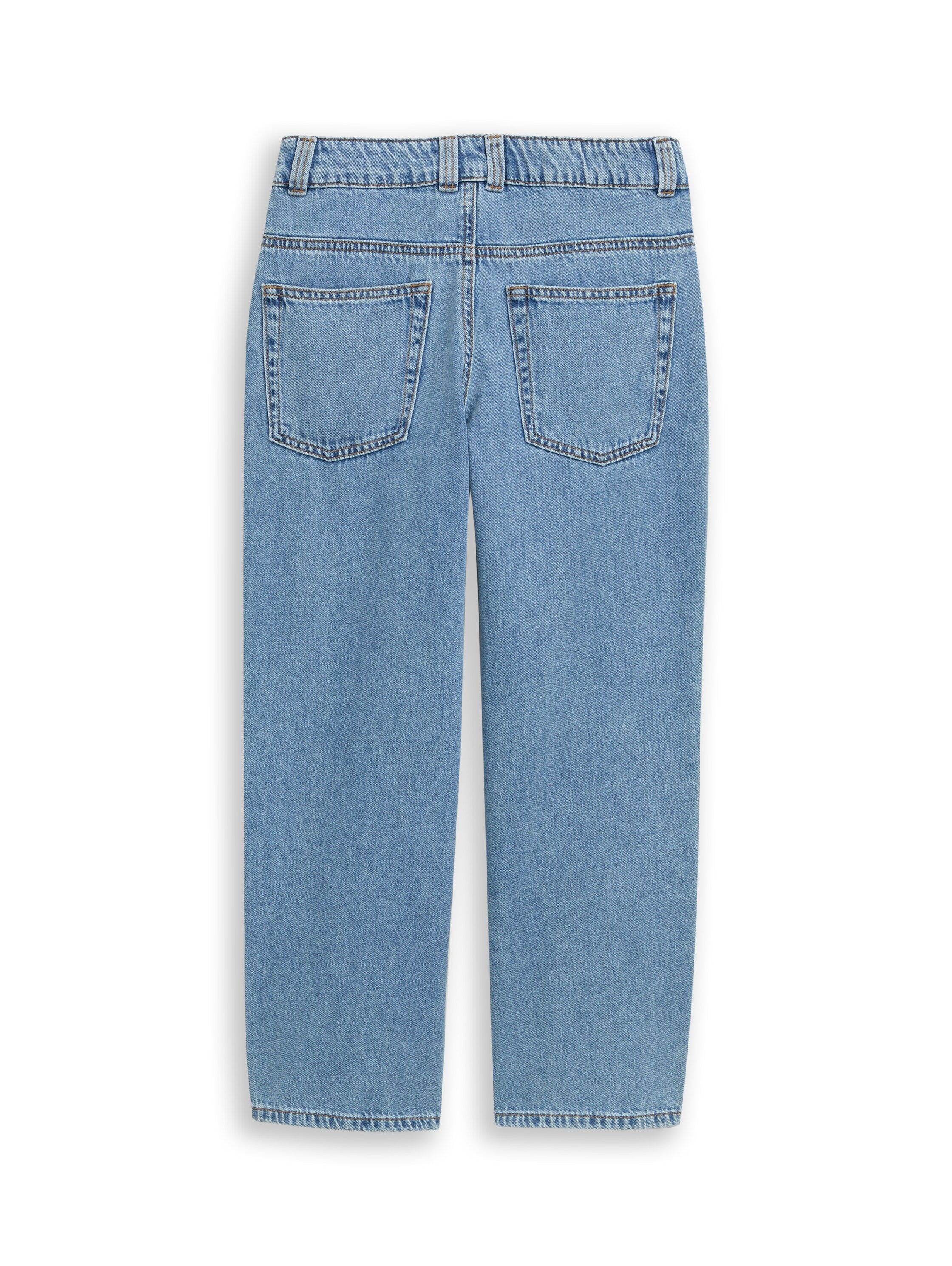 TOM TAILOR Jeanshose Kinder Männlich mit tiefem Schritt und verstellbarem Bund