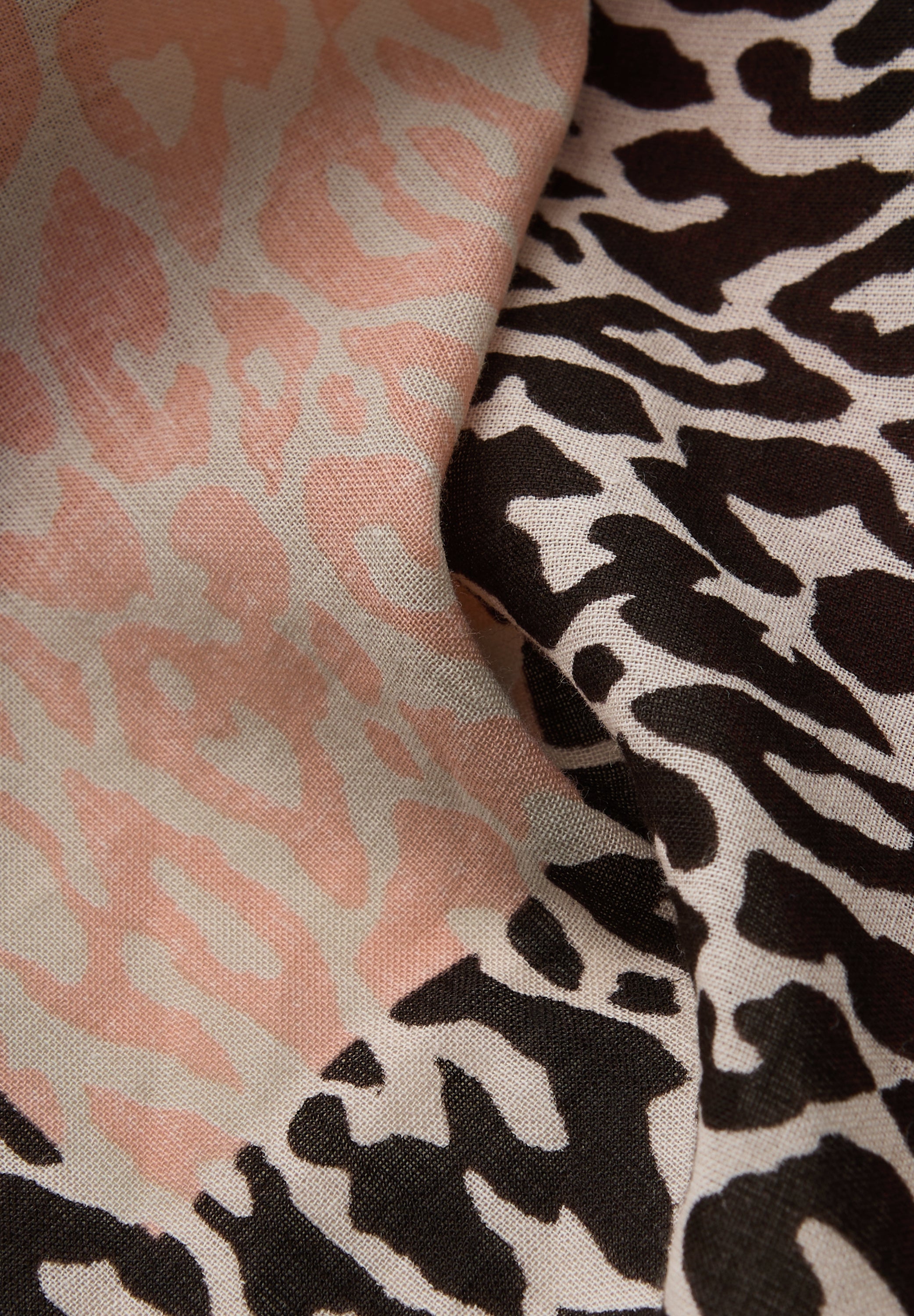 Street One Damen Bandana Leicht Animal Print 100% Baumwolle