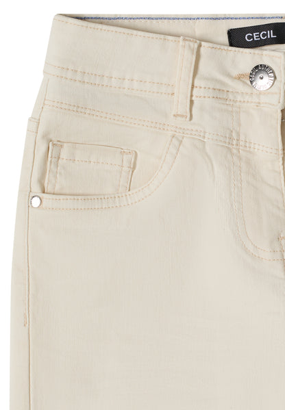 CECIL Damen Bootcut Jeans Toronto High Waist Slim Fit