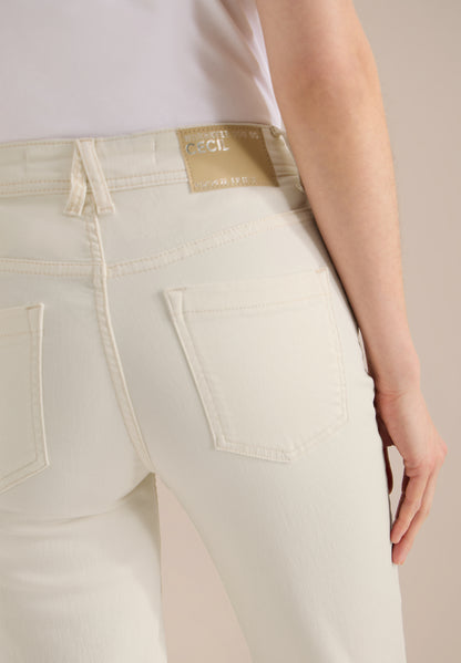 CECIL Damen Bootcut Jeans Toronto High Waist Slim Fit