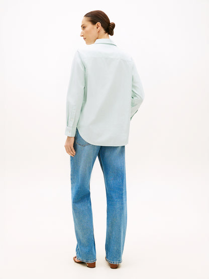 TOMMY HILFIGER Sportswear Division Damen T-Shirt Courtside Green