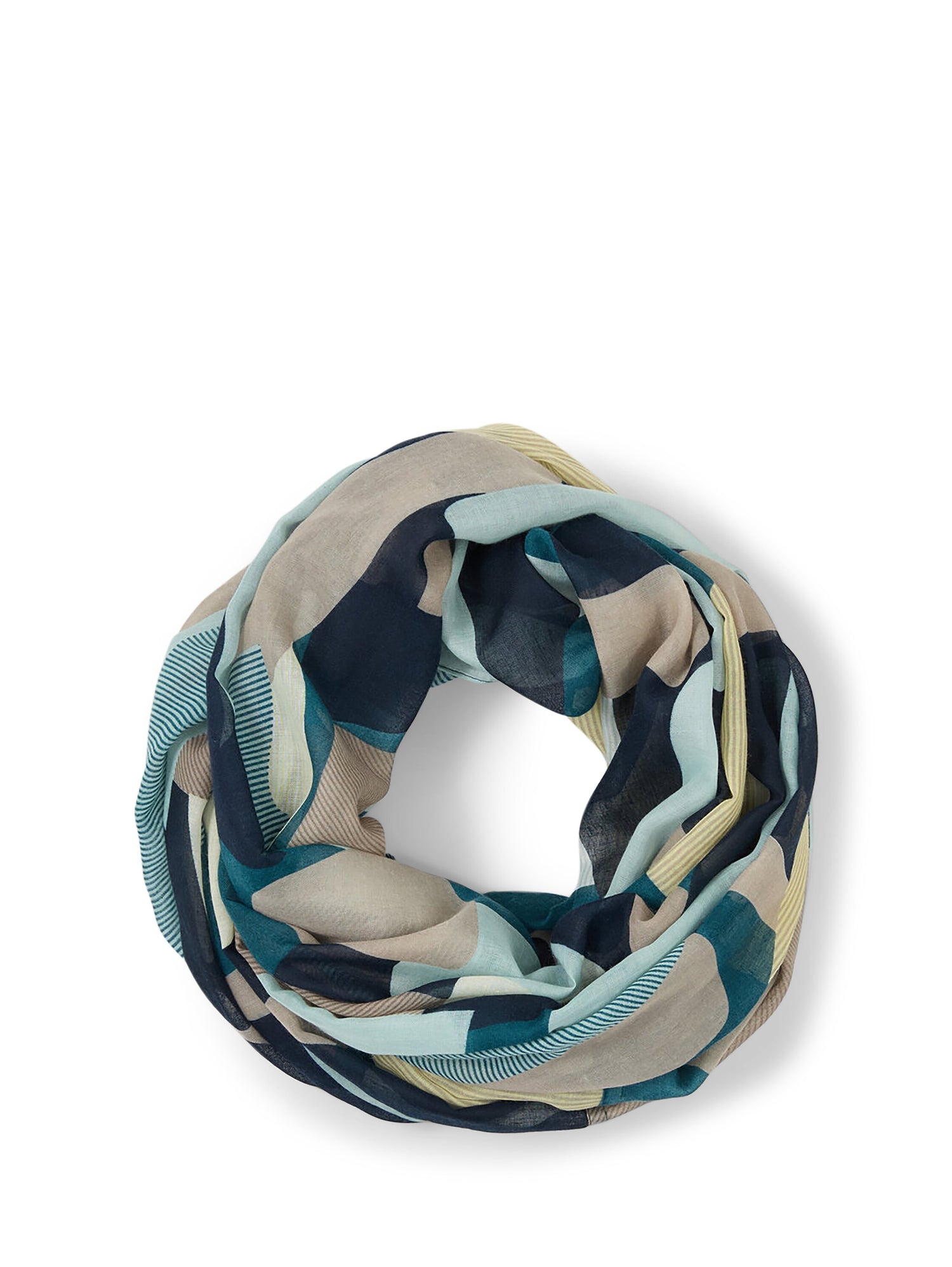 Tom Tailor Damen Halstuch Schlauchform Polyester