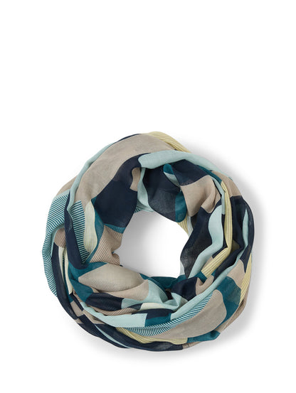 Tom Tailor Damen Halstuch Schlauchform Polyester