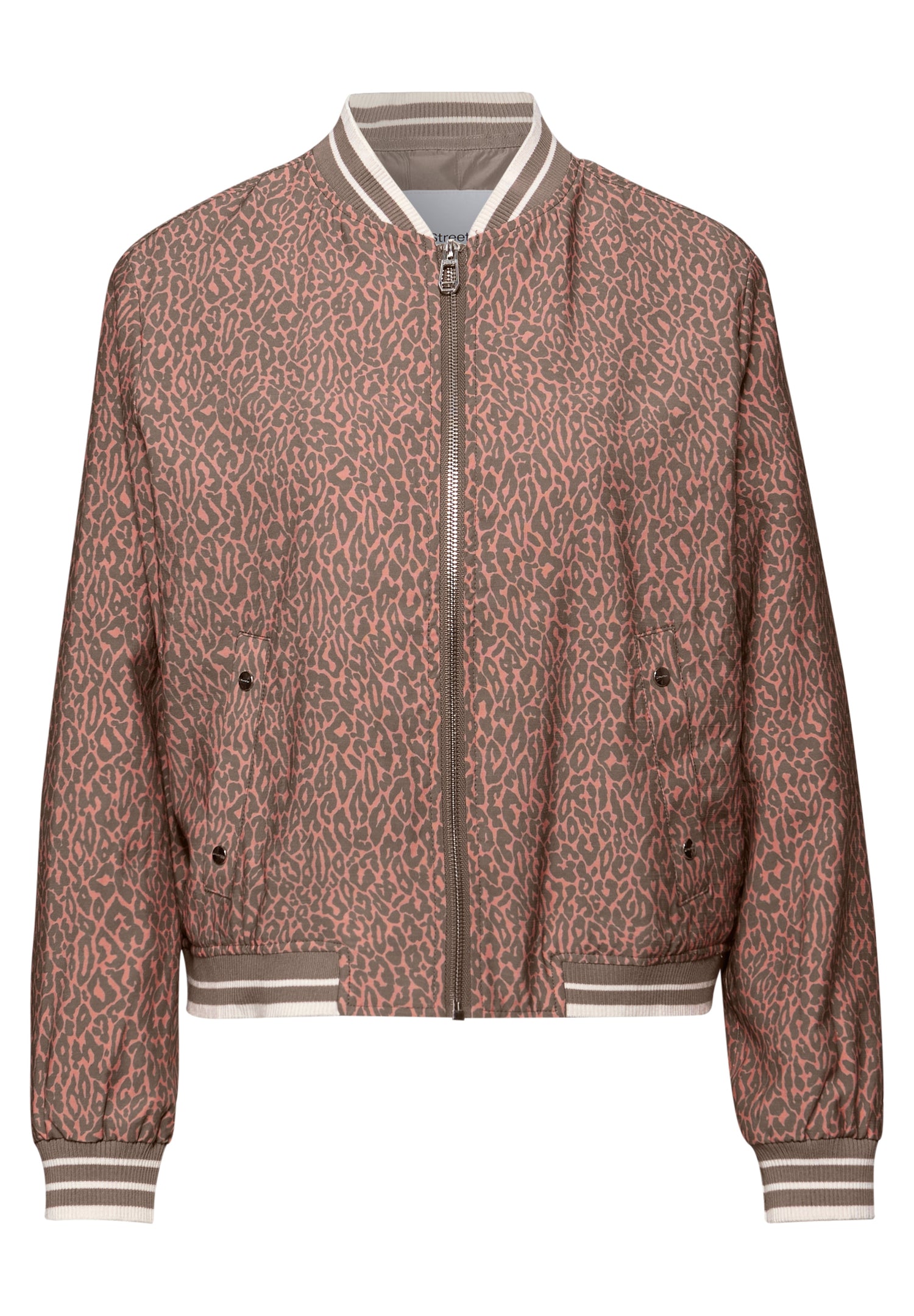 Street One Damen Blouson Rundhals Reißverschluss Modern und lässig