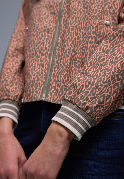 Street One Damen Blouson Rundhals Reißverschluss Modern und lässig