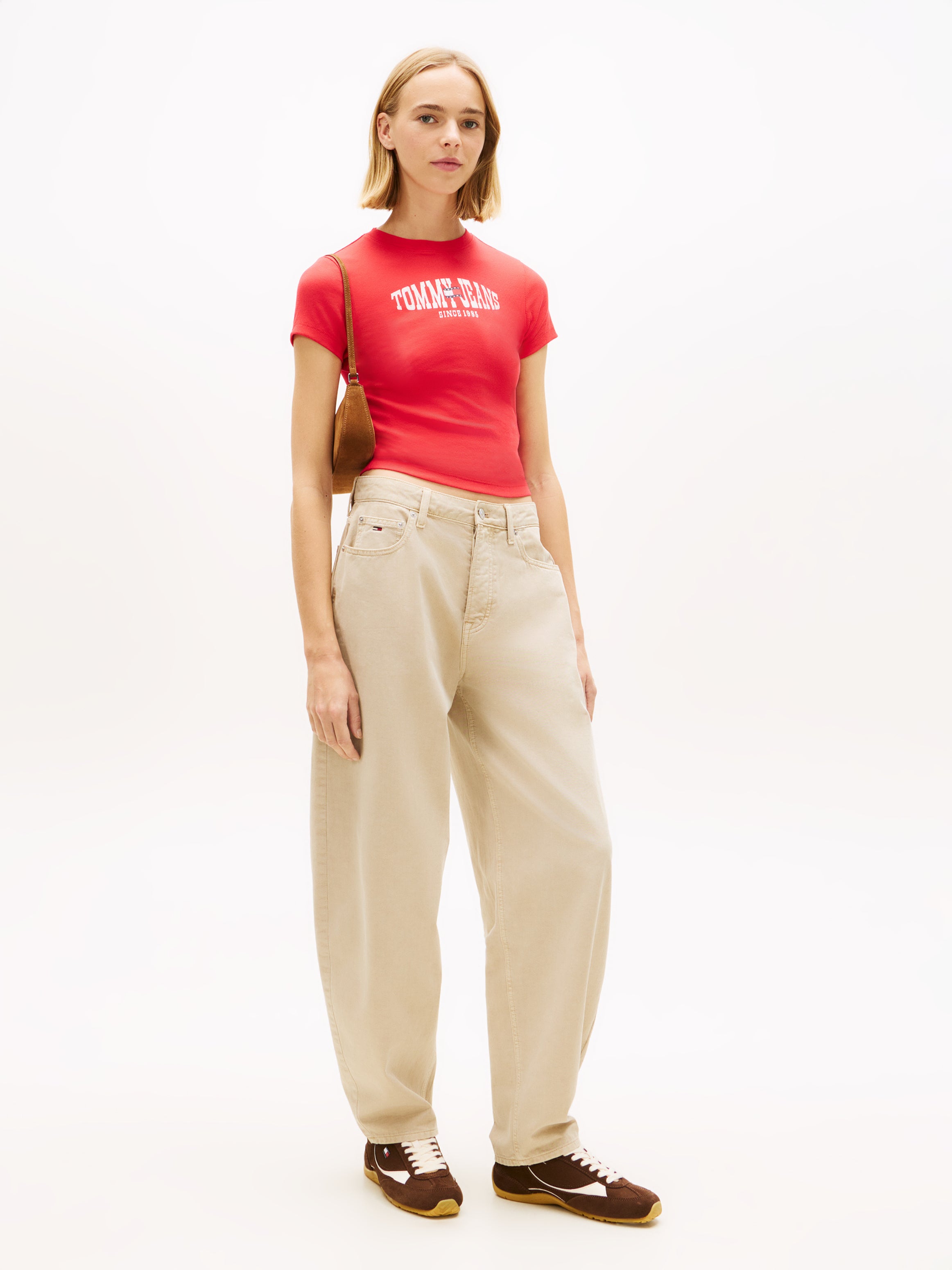 TOMMY HILFIGER Sportswear Division Damen T-Shirt mit Elasthan