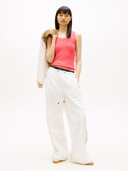 TOMMY HILFIGER Sportswear Division Damen T-Shirt mit Elasthan
