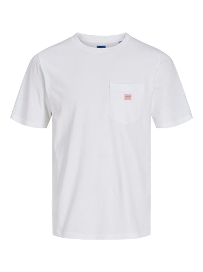 Jack &amp; Jones Logo-Detail Herren T-Shirt Normal geschnitten 100 % Baumwolle