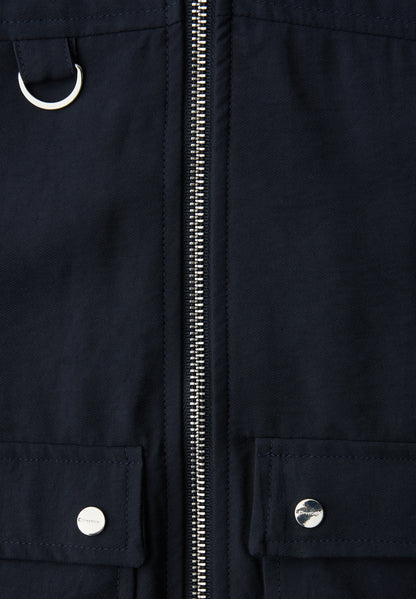 Street One Damen Blouson Cargo Utility Jacke mit Stehkragen Reißverschluss